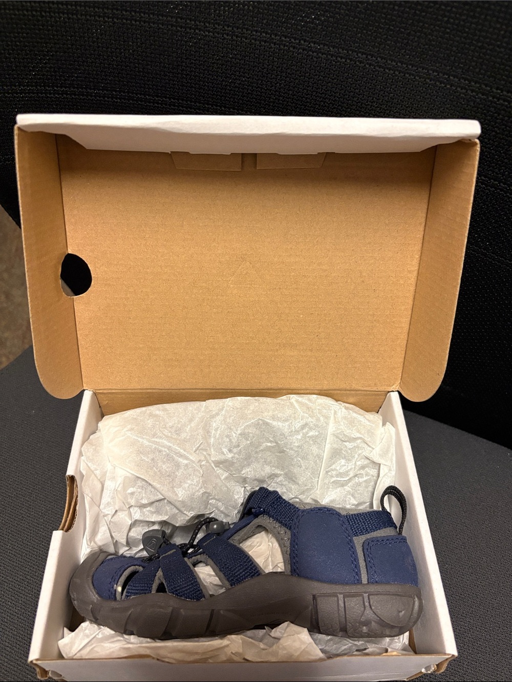 Keen Kids Navy and Black Outdoor Sandal